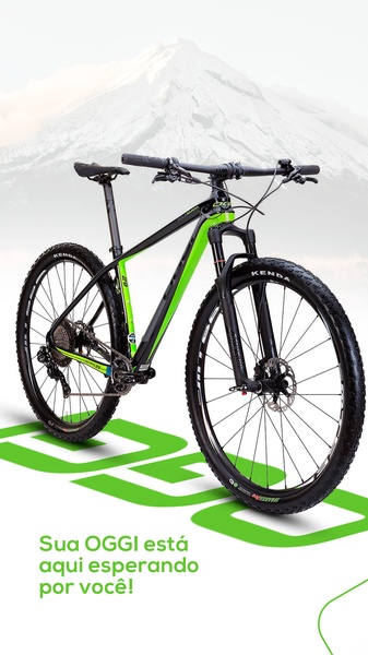 mountain bike, bicycle, bike, cycling gear, outdoor bike, trail bike, sports bike, brand awareness, minimalist, energetic, fresh, green, neutral
